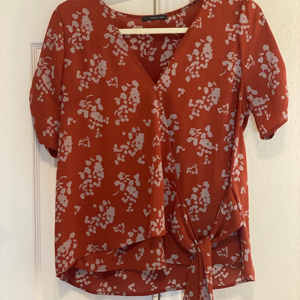 West Kei wrap top, size Medium